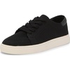 Lucky Brand Women’s Leigan Knit Sneaker, Black, 7