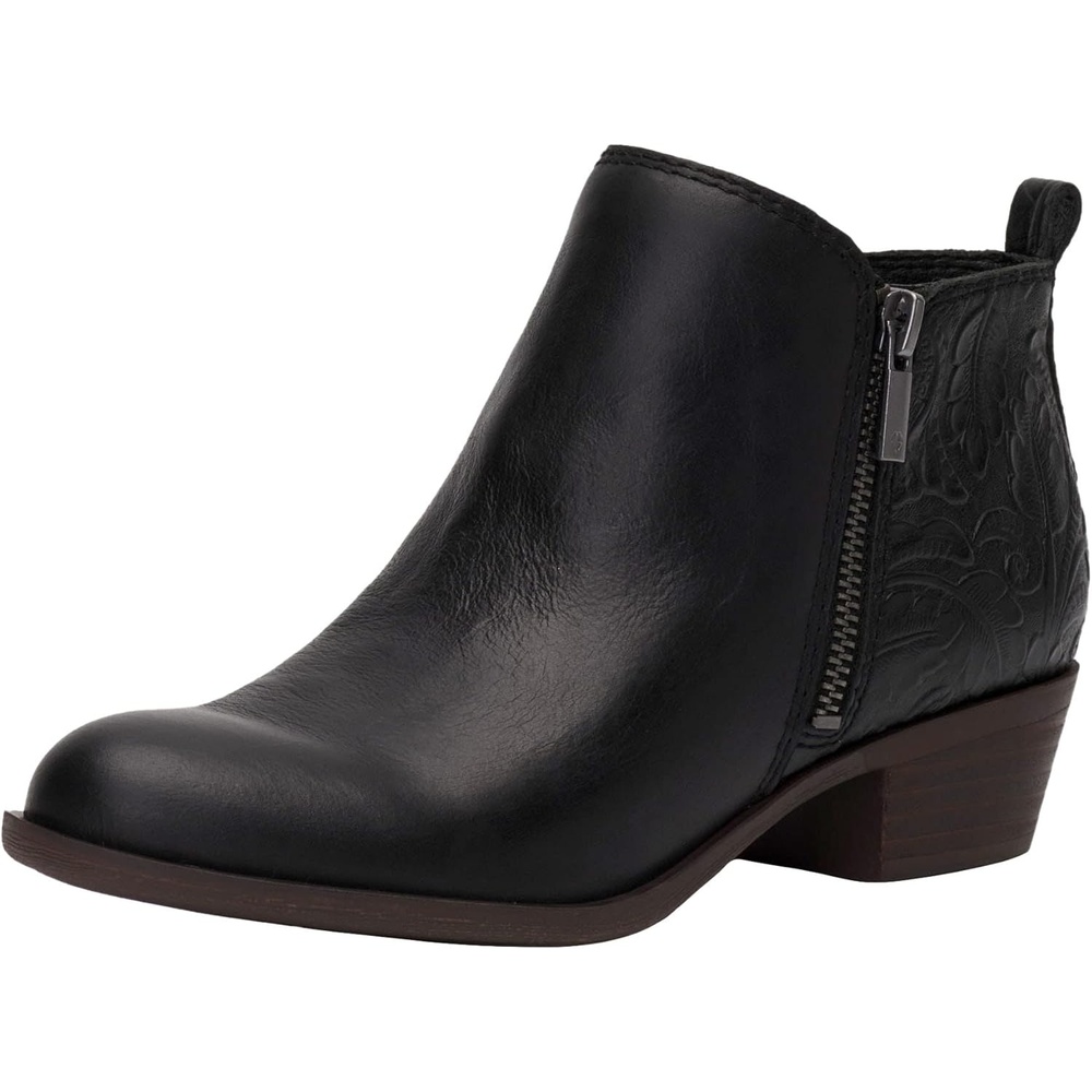 image:imageLucky Brand Basel BootieBlack Embossed