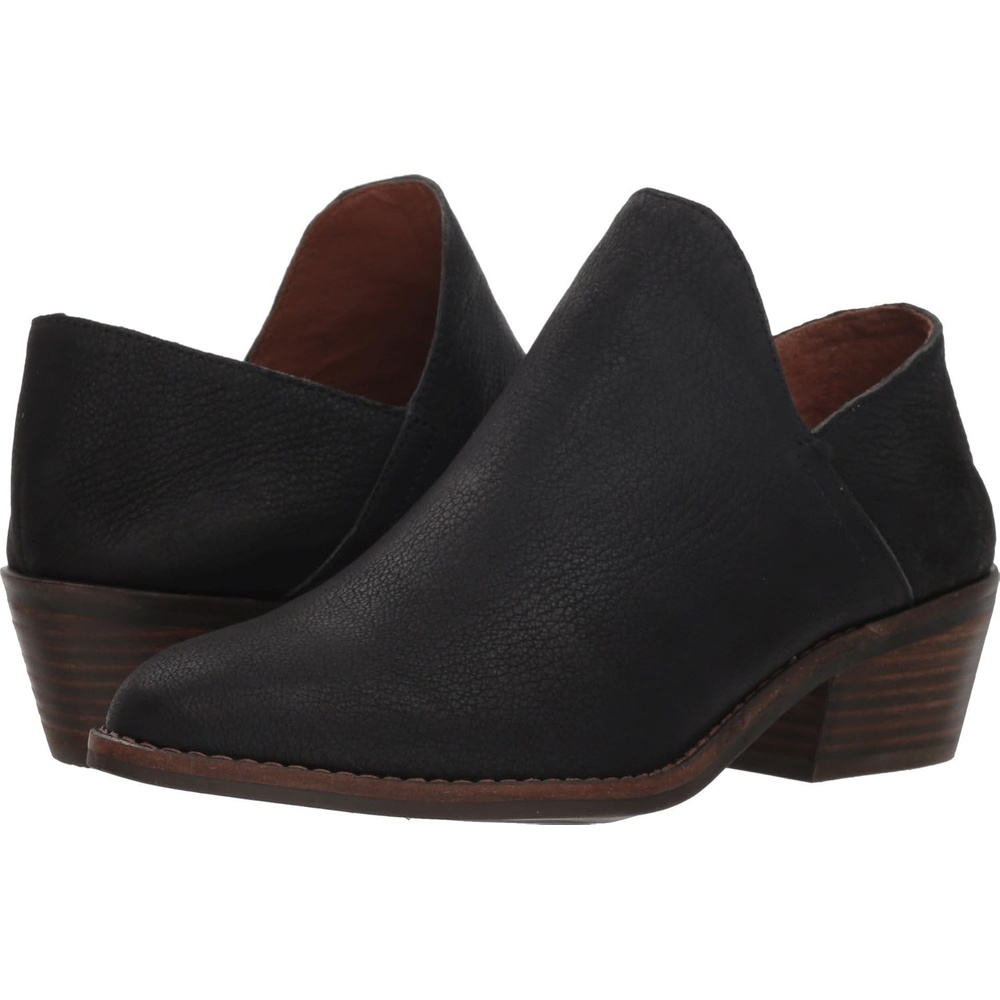 image:imageLucky Brand Womens Fausst BootsBlack Leather