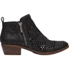 Lucky Brand Basel Bootie(Black Perforated Nubuck)