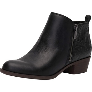 Lucky Brand Basel Bootie(Black Embossed)