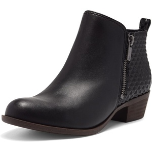 Lucky Brand Basel Bootie(Black/Black)