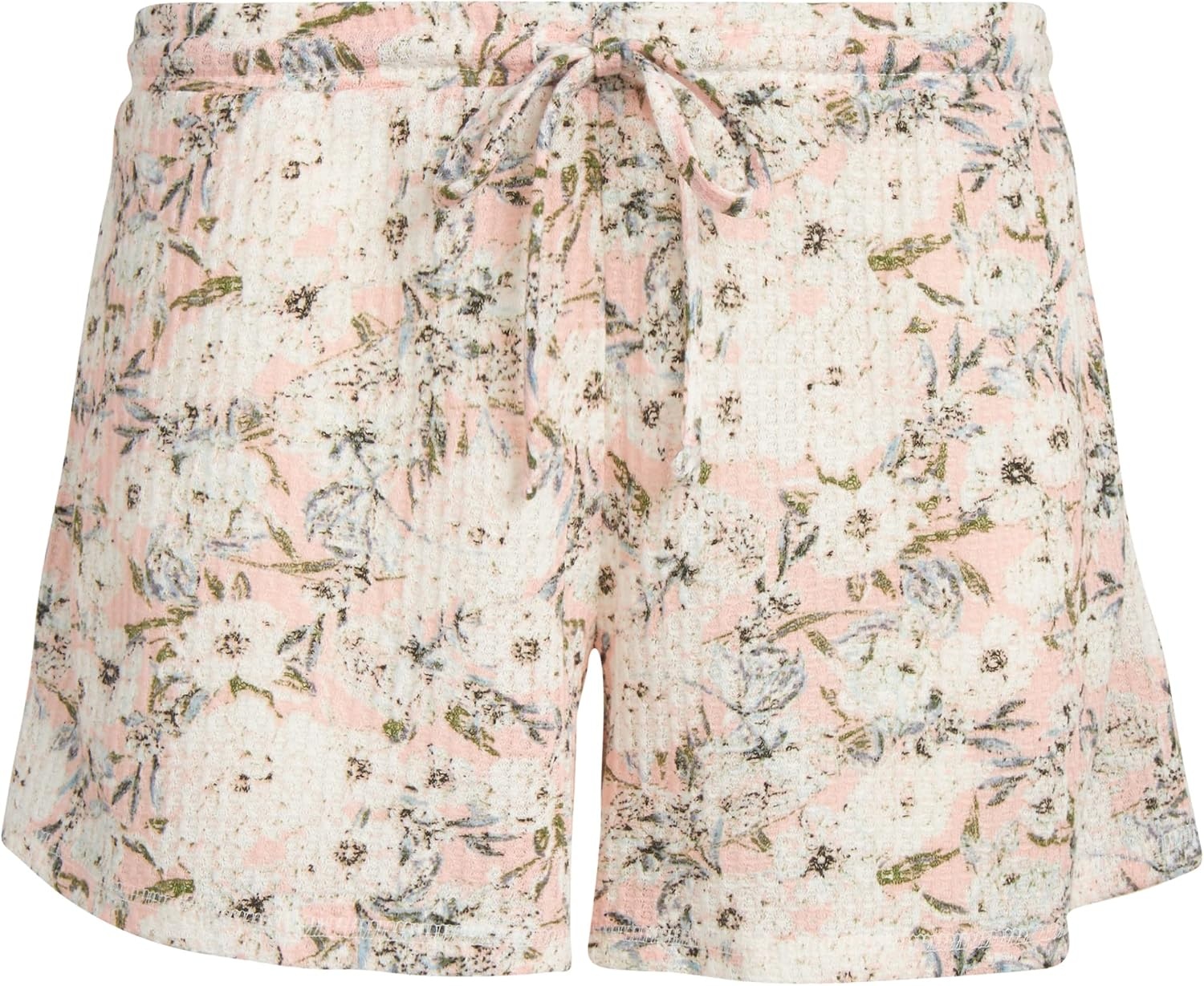 image:imageLucky Brand Womens 2 Piece Pajama Set Roll Sleeve Top amp Shorts Casual Sleepwear and Loungewear Cozy Soft PjsPeach
