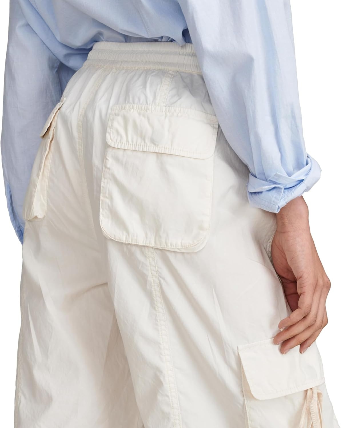 image:imageLucky Brand Womens Womens Exaggerated Cargo Flight PantTofu
