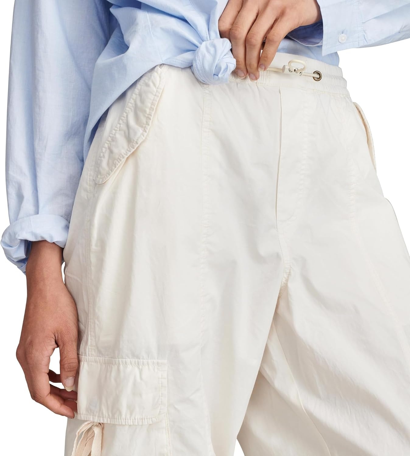 image:imageLucky Brand Womens Womens Exaggerated Cargo Flight PantTofu