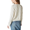 Lucky Brand Cable Stitch Cardigan(Cream)