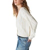 Lucky Brand Cable Stitch Cardigan(Cream)
