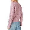 Lucky Brand Open Stitch Pullover Sweater(Lilas)