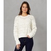 Lucky Brand Open Stitch Pullover Sweater(Whisper White)