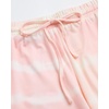 Lucky Brand Women’s 2 Piece Pajama Set, Roll Sleeve Top & Shorts, Casual Sleepwear and Loungewear, Cozy Soft Pjs(Pink Tie Dye)