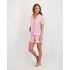 Lucky Brand Women’s Short Sleeve Top and Short Sleep Set 2-Piece, Soft Comfortable Pajama Set for Relaxed Nights and Lounging(Bleached Mauve)