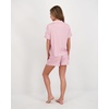 Lucky Brand Women’s Short Sleeve Top and Short Sleep Set 2-Piece, Soft Comfortable Pajama Set for Relaxed Nights and Lounging(Bleached Mauve)