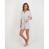 Lucky Brand Women’s Short Sleeve Top and Short Sleep Set 2-Piece, Soft Comfortable Pajama Set for Relaxed Nights and Lounging(Heather Grey)
