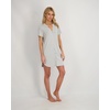 Lucky Brand Women’s Sleep Shirt Dress 2-Pack, Soft Comfortable Nightgown Style Sleepwear for Relaxed Nights and Lounging(Black / Heather Grey W/ Wht Stripes)