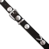 Lucky Brand Women’s Studded Leather Belt | Stylish | Classic | Modern | Jeans | Pants | Skirt | Dress(Oversized Studs – Black)