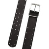 Lucky Brand Women’s Studded Leather Belt | Stylish | Classic | Modern | Jeans | Pants | Skirt | Dress(Wide Leather Studded – Black)