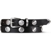 Lucky Brand Women’s Studded Leather Belt | Stylish | Classic | Modern | Jeans | Pants | Skirt | Dress(Oversized Studs – Black)