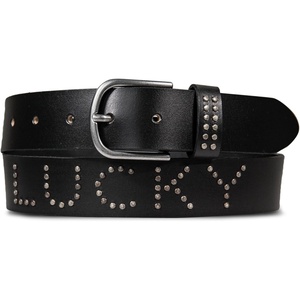 Lucky Brand Women’s Studded Leather Belt | Stylish | Classic | Modern | Jeans | Pants | Skirt | Dress(Lucky Studded – Black)