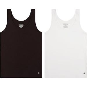 Lucky Brand Women’s Tank Top 2-Pack, Soft Cotton Blend Sleeveless Shirts for Everyday Wear, Layering or Lounging(True Basic Pack Black/White)