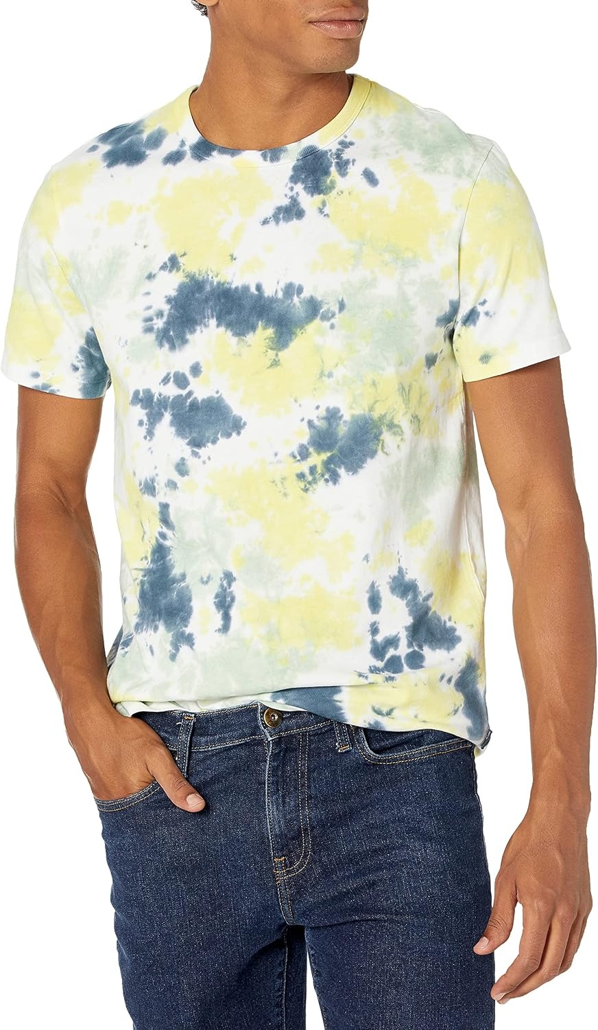 image:imageLucky Brand Mens Short Sleeve Crew Neck Tie Dye TeeMultiMulti