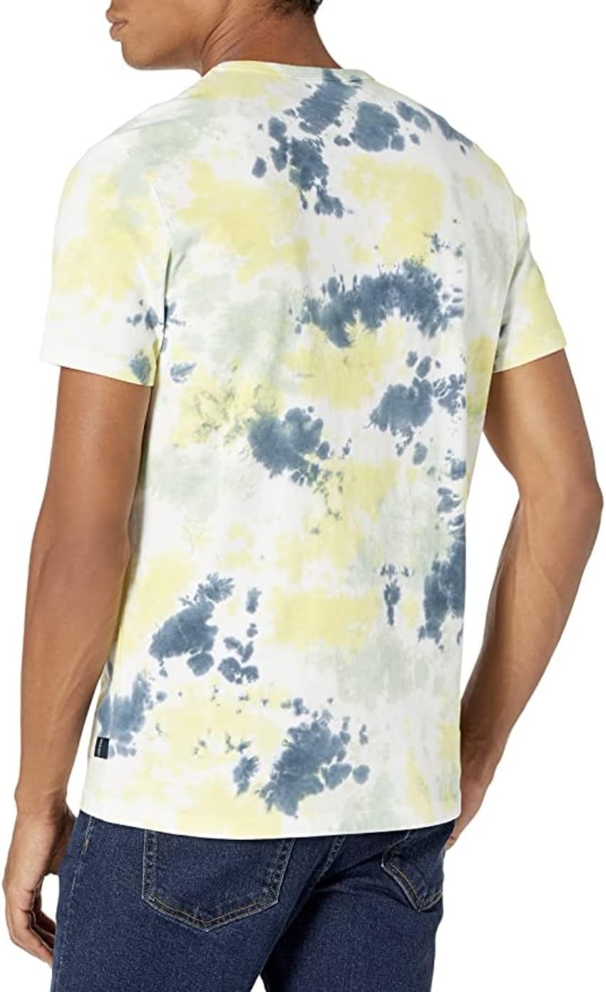 image:imageLucky Brand Mens Short Sleeve Crew Neck Tie Dye TeeMultiMultiMulti