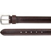 Lucky Brand Men’s Genuine Leather Belt | Classic | Casual | Everyday | Western | American Heritage | Metal Buckle(Stitched – Brown)