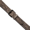Lucky Brand Men’s Genuine Leather Belt | Classic | Casual | Everyday | Western | American Heritage | Metal Buckle(Western Embossed – Brown)