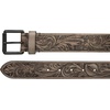 Lucky Brand Men’s Genuine Leather Belt | Classic | Casual | Everyday | Western | American Heritage | Metal Buckle(Western Embossed – Brown)
