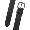 Lucky Brand Men’s Jeans Leather Belt| Classic| Casual| Dress| Everyday| American Heritage| Genuine Leather| Metal Buckle(Bevelved Edge – Black)