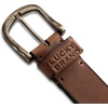 Lucky Brand Men’s Jeans Leather Belt| Classic| Casual| Dress| Everyday| American Heritage| Genuine Leather| Metal Buckle(Classic – Tan)