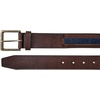 Lucky Brand Men’s Jeans Leather Belt| Classic| Casual| Dress| Everyday| American Heritage| Genuine Leather| Metal Buckle(Denim Inlay – Brown)