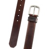 Lucky Brand Men’s Jeans Leather Belt| Classic| Casual| Dress| Everyday| American Heritage| Genuine Leather| Metal Buckle(Distressed Leather – Brown)