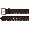 Lucky Brand Men’s Jeans Leather Belt| Classic| Casual| Dress| Everyday| American Heritage| Genuine Leather| Metal Buckle(Eyelet Leather – Brown)