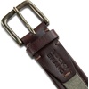 Lucky Brand Men’s Jeans Leather Belt| Classic| Casual| Dress| Everyday| American Heritage| Genuine Leather| Metal Buckle(Leather Canvas – Khaki)