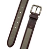 Lucky Brand Men’s Jeans Leather Belt| Classic| Casual| Dress| Everyday| American Heritage| Genuine Leather| Metal Buckle(Leather Canvas – Khaki)