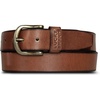 Lucky Brand Men’s Jeans Leather Belt| Classic| Casual| Dress| Everyday| American Heritage| Genuine Leather| Metal Buckle(Classic – Tan)