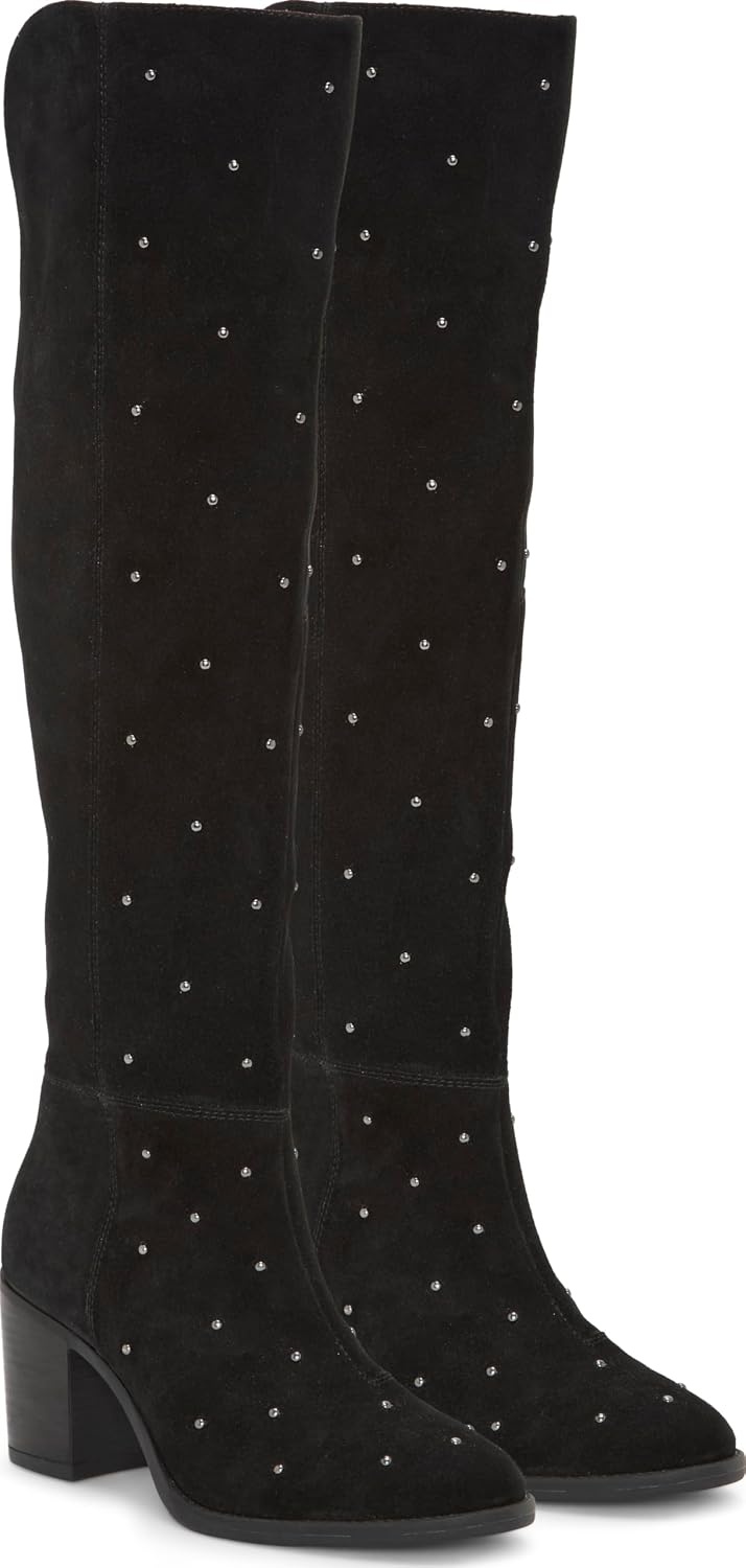 image:imageLucky Brand Borah Studded Knee High BootsBlack