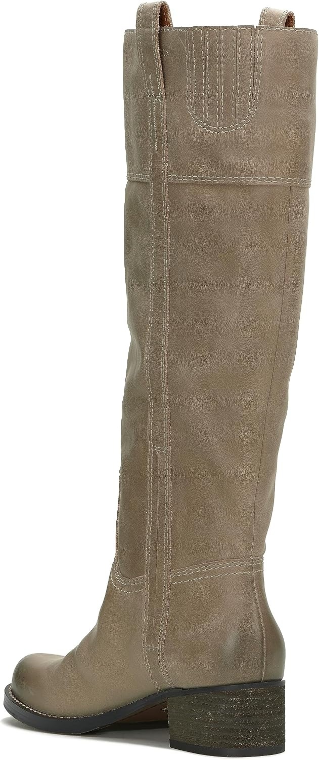 image:imageLucky Brand Womens Hybiscus Wide Calf Riding BootSilver Cloud Wide Calf