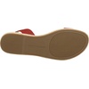 Lucky Brand Women’s Garston Flat Sandal(Garnet)