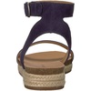 Lucky Brand Women’s Garston Flat Sandal(Moroccan Blu)