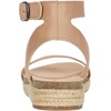 Lucky Brand Women’s Garston Flat Sandal(Stone Saddle Leather)