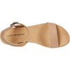 Lucky Brand Women’s Garston Flat Sandal(Stone Saddle Leather)