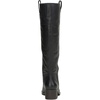 Lucky Brand Womens Hybiscus Wide Calf Riding Boot(Black)