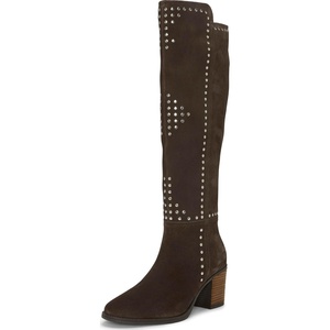 Lucky Brand Women’s Bonnay Knee High Boots(Leonardo Dark Grey Regular Calf)
