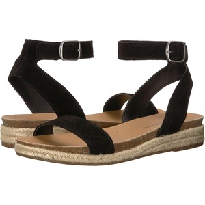Lucky Brand Women’s Garston Flat Sandal(Black)