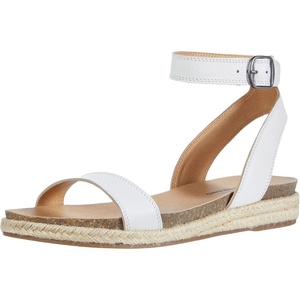 Lucky Brand Women’s Garston Flat Sandal(White)