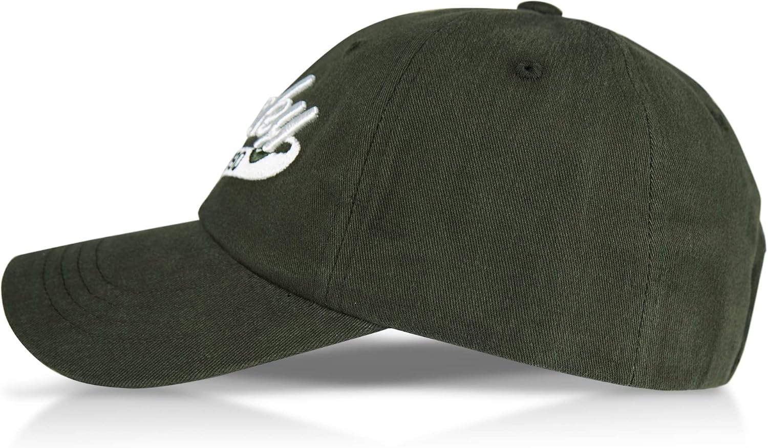 image:imageLucky Brand Classic Cotton Adjustable Dad Hat Baseball Cap Golf Fishing Low Profile 5 Panel Design1990 Embroidered Olive