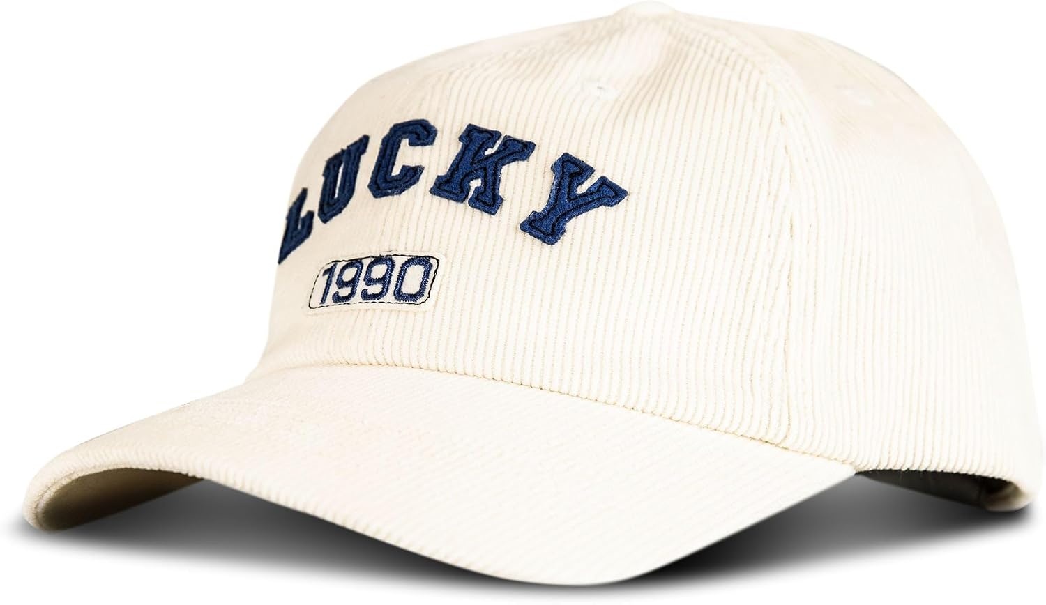 image:imageLucky Brand Classic Cotton Adjustable Dad Hat Baseball Cap Golf Fishing Low Profile 5 Panel Design1990 Felt Patch Cream