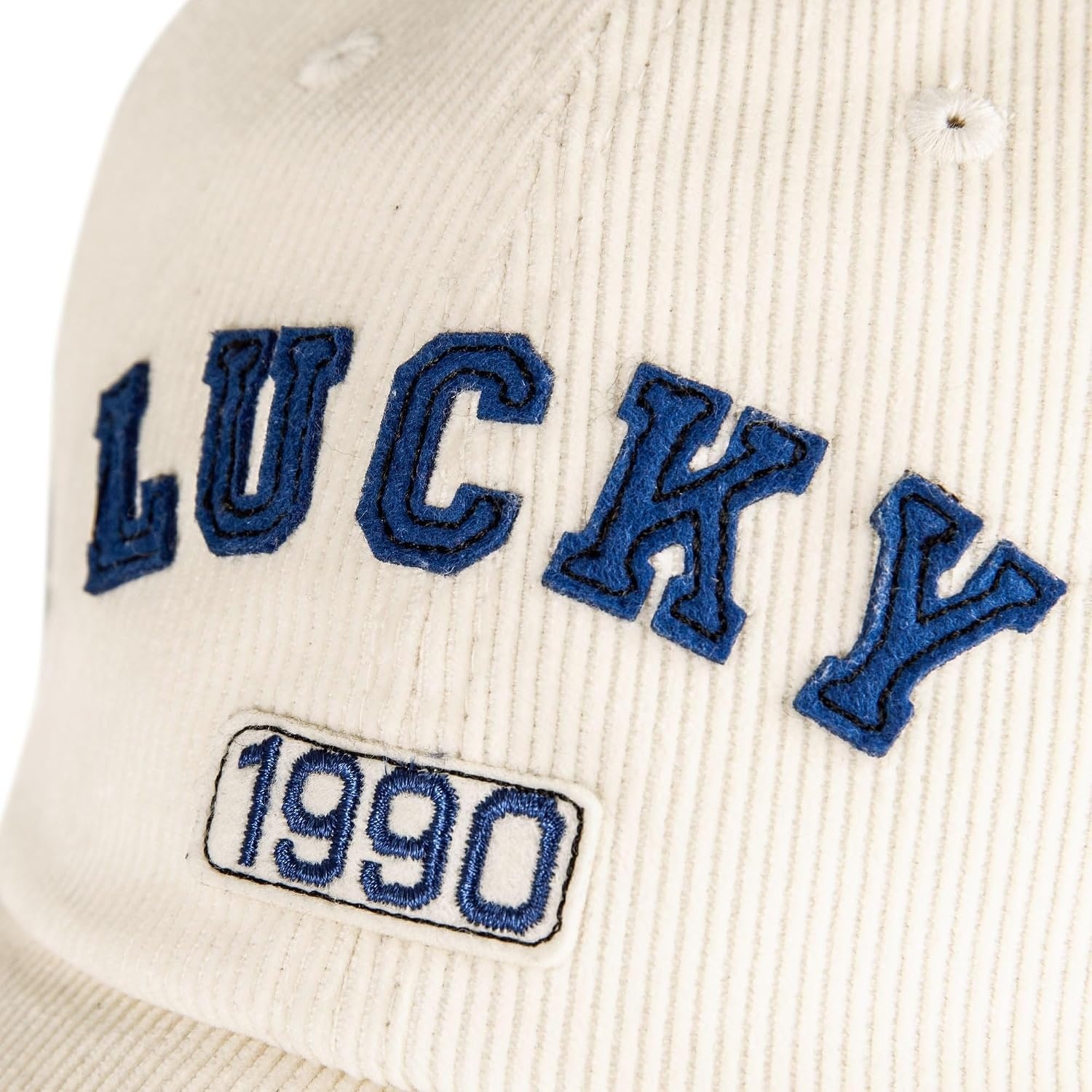 image:imageLucky Brand Classic Cotton Adjustable Dad Hat Baseball Cap Golf Fishing Low Profile 5 Panel Design1990 Felt Patch Cream