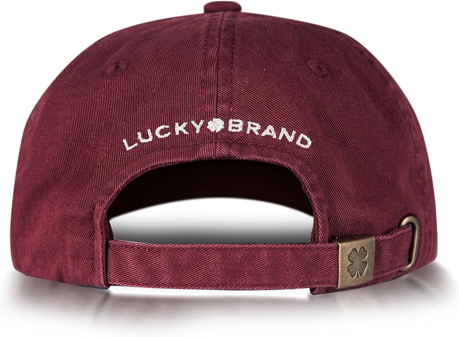 image:imageLucky Brand Classic Cotton Adjustable Dad Hat Baseball Cap Golf Fishing Low Profile 5 Panel DesignClover Brick New